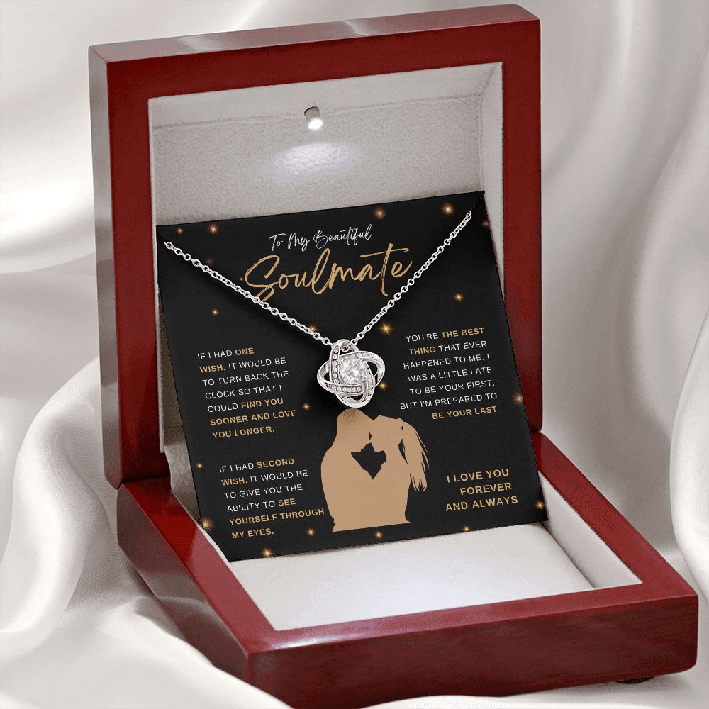 To My Soulmate Necklace - Love Know Necklace