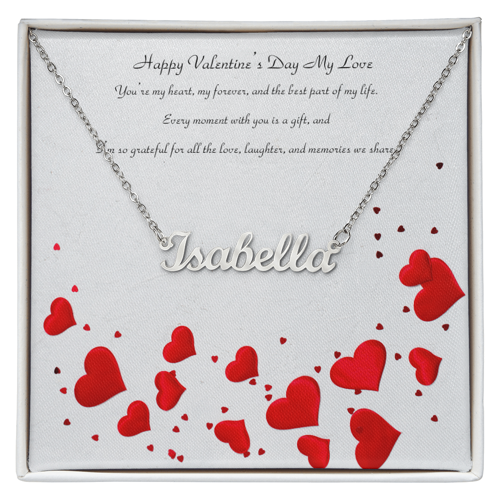 Personalized Name Necklace – Perfect Valentine's Gift