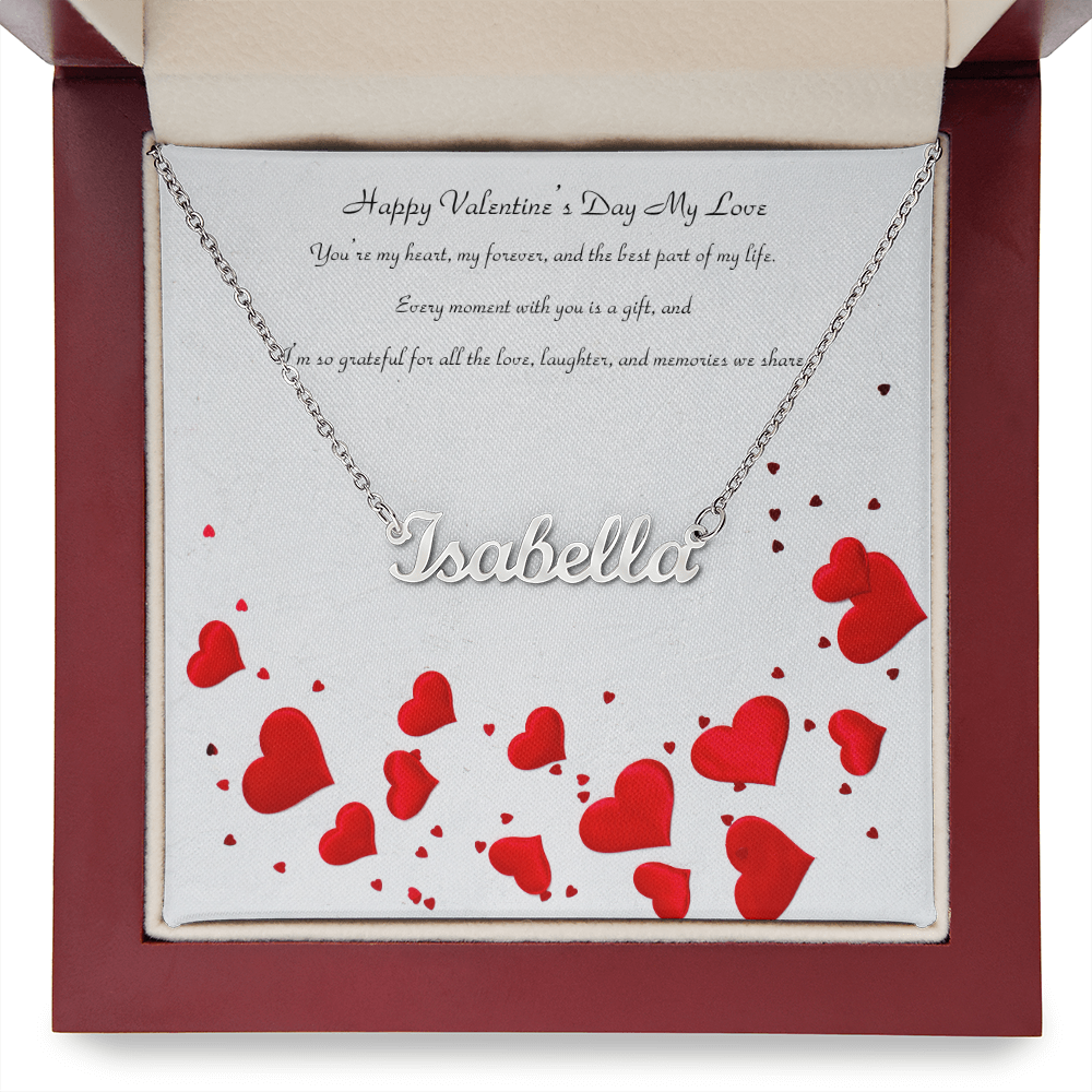 Personalized Name Necklace – Perfect Valentine's Gift