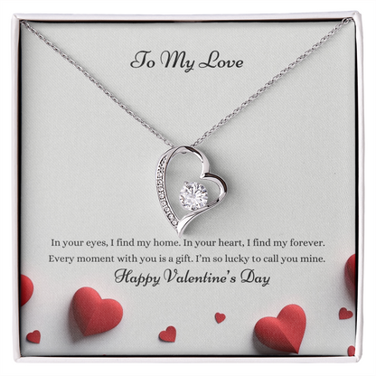 Valentine's Gift for Your Loved One - Forever Love Necklace