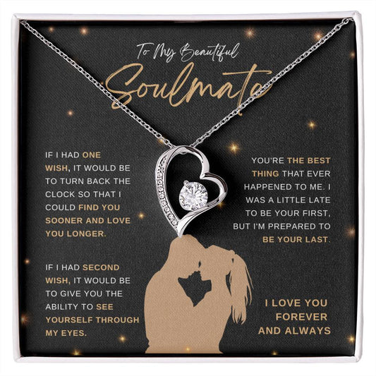 To My Soulmate - Forever Love Necklace